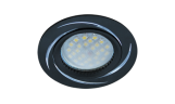Светильник точечный литой DL3181 MR16 GU5.3 чёрный/алюм